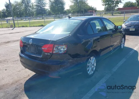 2011 Volkswagen Jetta 2.5L Se from USA, damaged, VIN 3VWDZ7AJ5BM369747